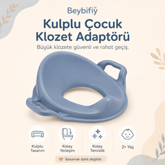 Çocuk Klozet Adaptörü (Kulplu) - Erkek 1
